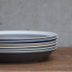 木村硝子店 プレート dishes 180 plate 4枚 fawn brown イイホシユミコ（15758）