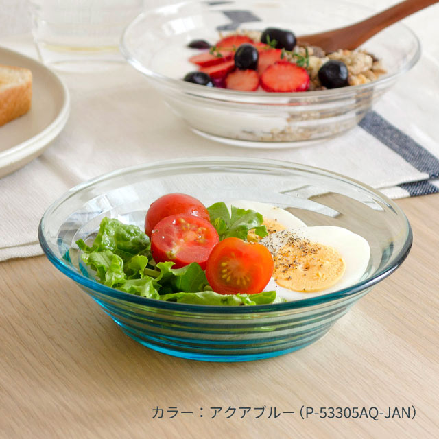 ルラック ボール 2個入 全2色 クリア アクアブルー 東洋佐々木ガラス（P-53305-JAN/P-53305AQ-JAN）