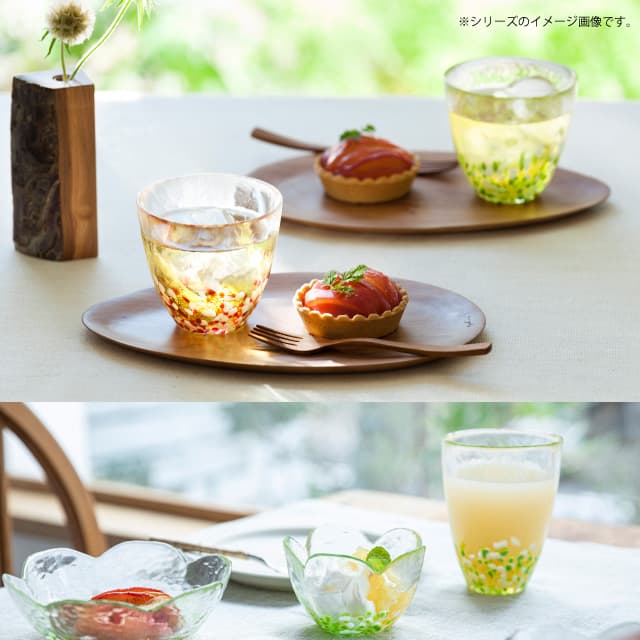 アデリア★石塚硝子★ピコット カラー★15cmボウル★5枚セット★未使用 アデリア☆石塚硝子☆ピコット カラー☆15cmボウル☆5枚セット