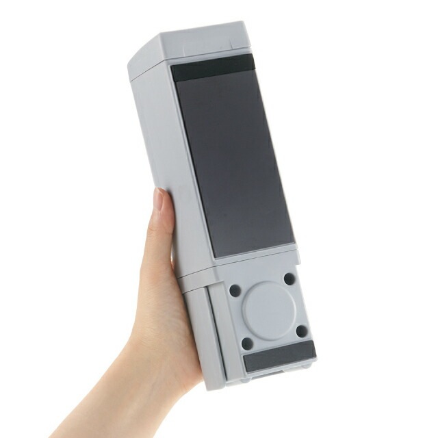 ディスペンサー 液体タイプ 500ml グレー HOVER ホバー リッチェル マグネット 下から出てくる [KU] 4945680100380