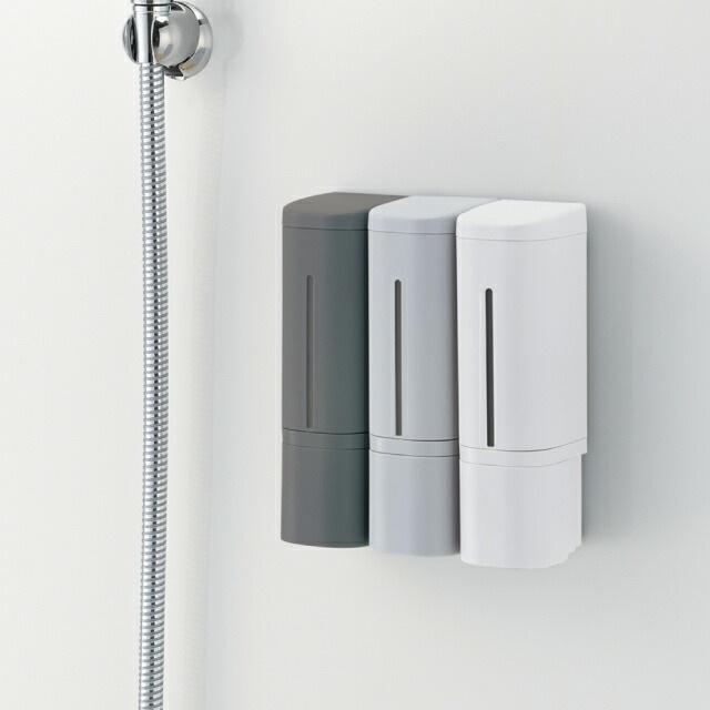 ディスペンサー 液体タイプ 500ml グレー HOVER ホバー リッチェル マグネット 下から出てくる [KU] 4945680100380