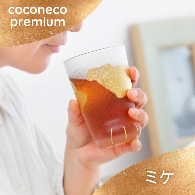 coconeco premium 300ml 全3種 ミケ トラ ヒョウ 専用箱付 アデリア/石塚硝子（6118・6119・6120）