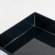 重箱 6.5寸/7.0寸 2段/3段用 彩重 艶消黒 地紋金市松 抗菌加工（COS-094-2）