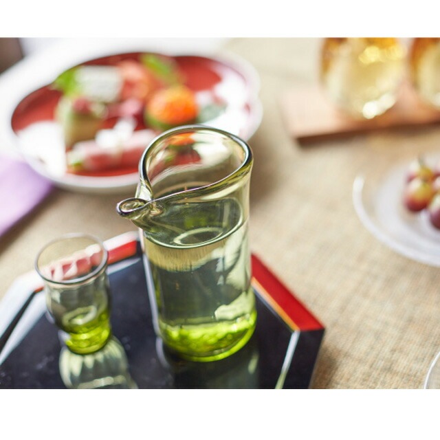 カラフェ 七里長浜 アデリア 石塚硝子 津軽びいどろ（F-49683）