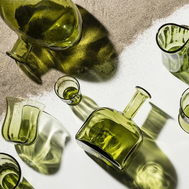 カラフェ 七里長浜 アデリア 石塚硝子 津軽びいどろ（F-49683）