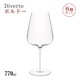 ボルドー 770ml 単品売り・6個セット・24個セット Diverto ワイングラス Rona ディベルト ロナ（DKC-22283）赤ワイン クリスタルワイングラス マシン製法