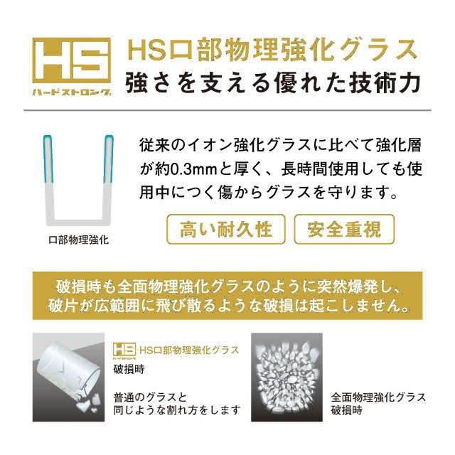 デザートグラス アイスクリーム 6個 日本製 HS口部物理強化グラス コールドカット 食洗機対応 東洋佐々木ガラス（32831HS）