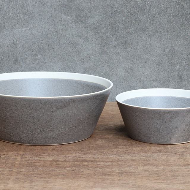 木村硝子店 ボウル dishes bowl L 2枚 ペア fog gray イイホシユミコ