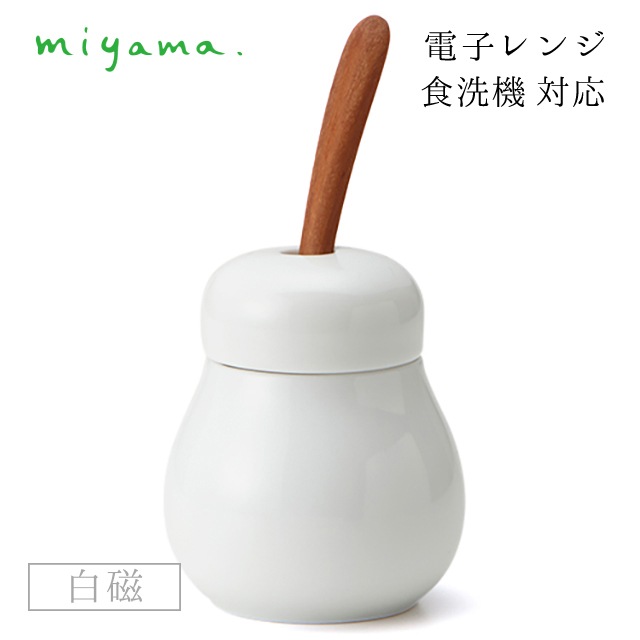 シュガーポット 6個セット フクベ fucube 白磁 深山陶器 miyama（94-090-101）