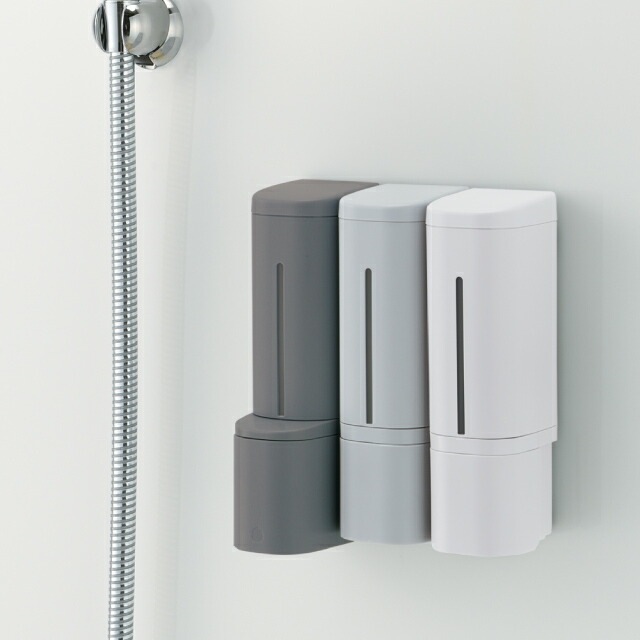 ディスペンサー 泡タイプ 500ml ダークグレー HOVER ホバー リッチェル マグネット 下から出てくる [KU] 4945680100472