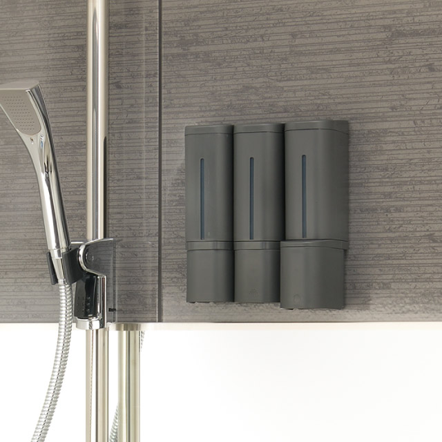 ディスペンサー 泡タイプ 500ml ダークグレー HOVER ホバー リッチェル マグネット 下から出てくる [KU] 4945680100472