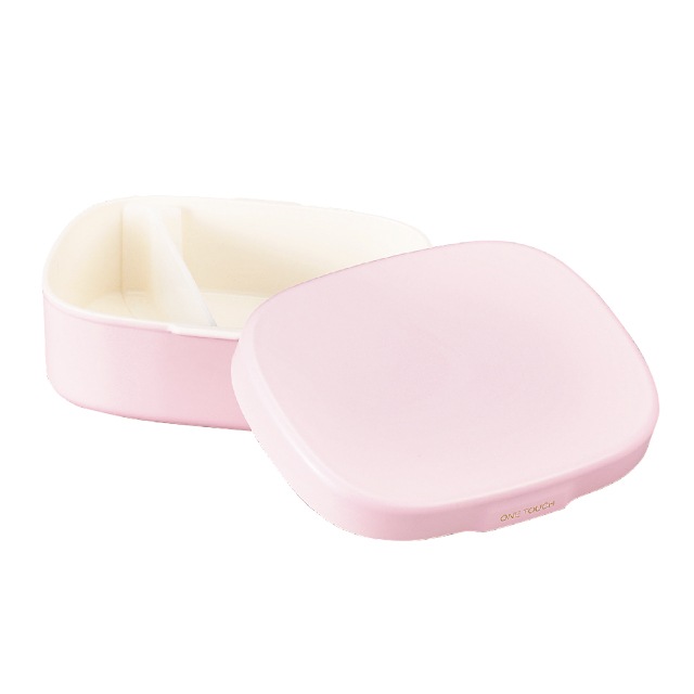 弁当箱 1段 400ml ピンク さっと洗えるお弁当箱 S たつみや HAKOYA（30369）[KU] 4964026303698