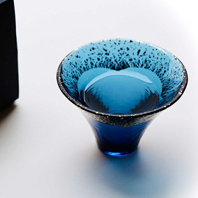 富士山グラス 単品 金透き・金さくら・金紺 専用箱入 東洋佐々木ガラス（42085G・42085G-ERP・2085G-SHB）