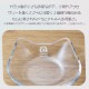 豆皿 猫 アデリア 石塚硝子 ネコ型ガラス小皿（P-6405）
