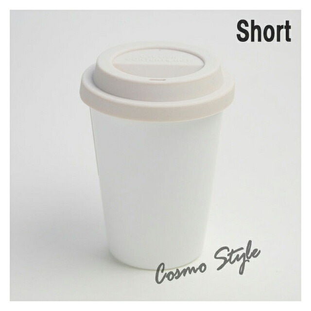 サーモタンブラー S 二重構造 ホワイト 250ml 蓋付き GCC（GTTSWH）