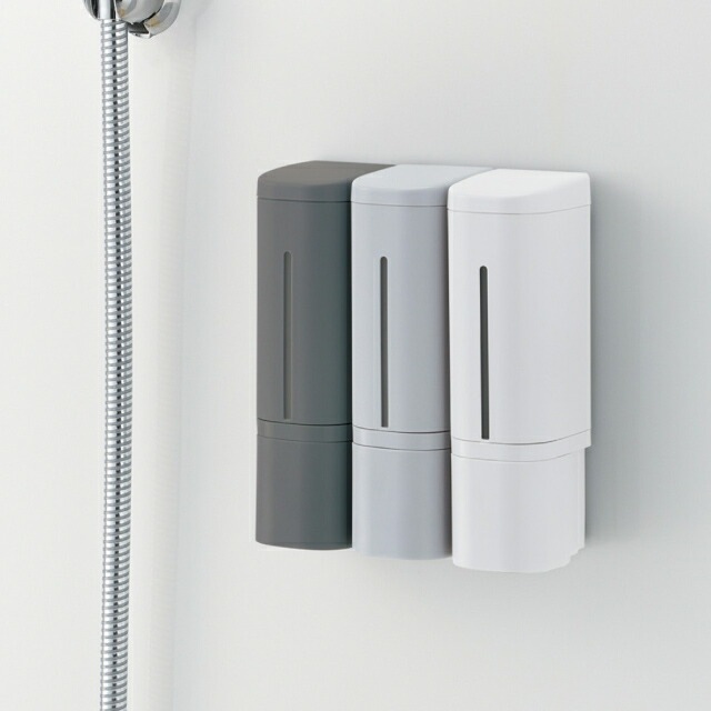 ディスペンサー ミストタイプ 500ml ダークグレー HOVER ホバー リッチェル マグネット 下から出てくる [KU] 4945680100533