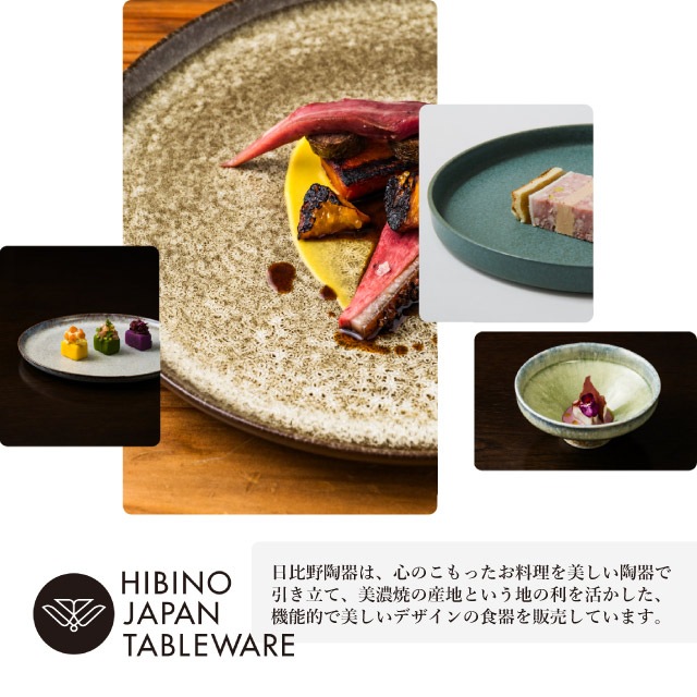 日比野陶器 ストーン 23cm プレート リッチホワイト（H03-205-284