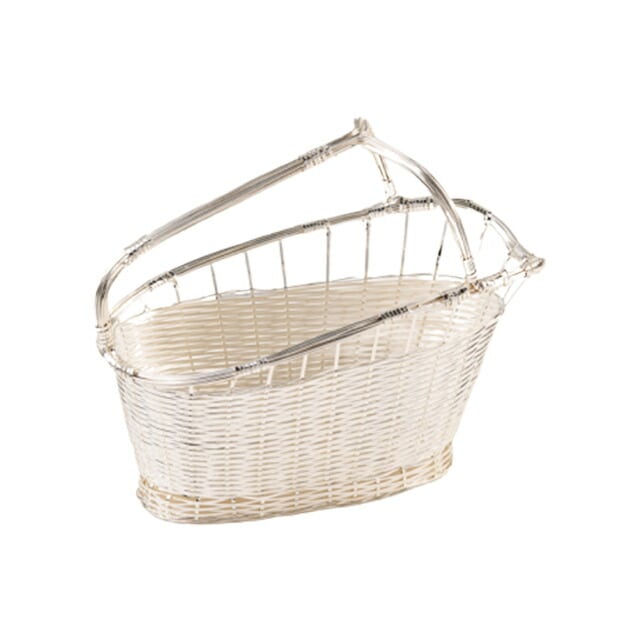 ワインバスケット シルバーパニエ シルバーメッキ（8819）- 全て