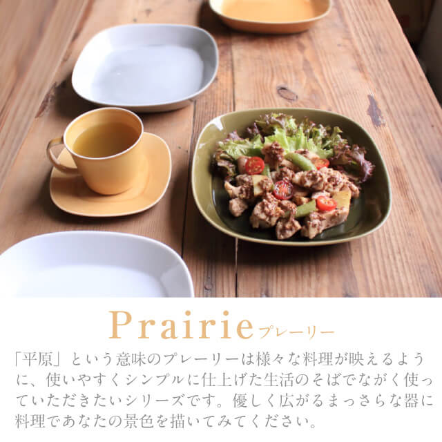 カップL 260ml ペアセット Prairie プレーリー 選べる4カラー 小田陶器（M35501・M35502・M35503・M35504）