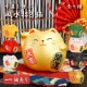 風水置物 招き猫 選べる7種(Y・R・WH・GR・PK・BK・G)