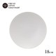 日比野陶器 ストーン 18cm プレート リッチホワイト 2個セット（H03-209-284）