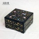 重箱 6.5寸 2段/3段用 角重 鳳凰 黒（COS-093-2）