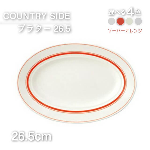 カントリーサイド COUNTRY SIDE 26.5cm プラター 1枚 4色から選べる