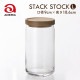 保存容器 ガラス スタックストック L 1090ml アデリア 石塚硝子（M-6256）