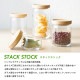 保存容器 ガラス スタックストック L 1090ml アデリア 石塚硝子（M-6256）