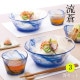 そうめん3客セット 流蒼 りゅうそう 東洋佐々木ガラス(G097-B71)