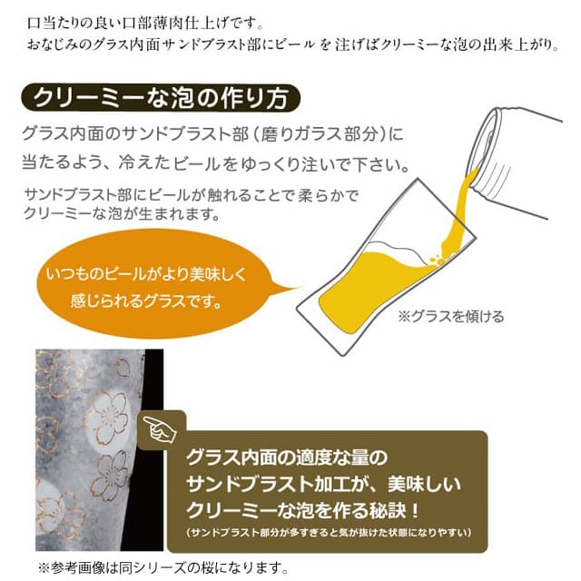 ビアグラスM 鳥獣戯画 310ml 箱付き プレミアムニッポンテイスト アデリア 石塚硝子（6596）