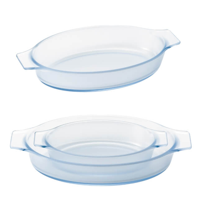 セラベイク CeraBake オーバルロースター L 850ml Cera Bake アデリア 石塚硝子（K-9587）