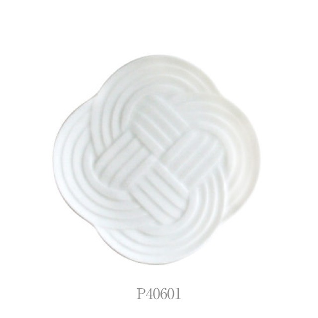 小皿 11cm 5枚セット 結 白 赤 墨 選べる3カラー 小田陶器（P40601・P40602・P40603）