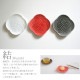 小皿 11cm 5枚セット 結 白 赤 墨 選べる3カラー 小田陶器（P40601・P40602・P40603）