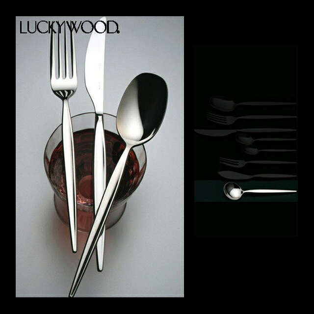 ラッキーウッド カトラリー 58点 セット