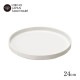 日比野陶器 ストーン 24cm 切立プレート リッチホワイト（H03-366-284）