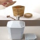 皿 11cm 5枚セット 隅切重箱 白 小田陶器（P52401）