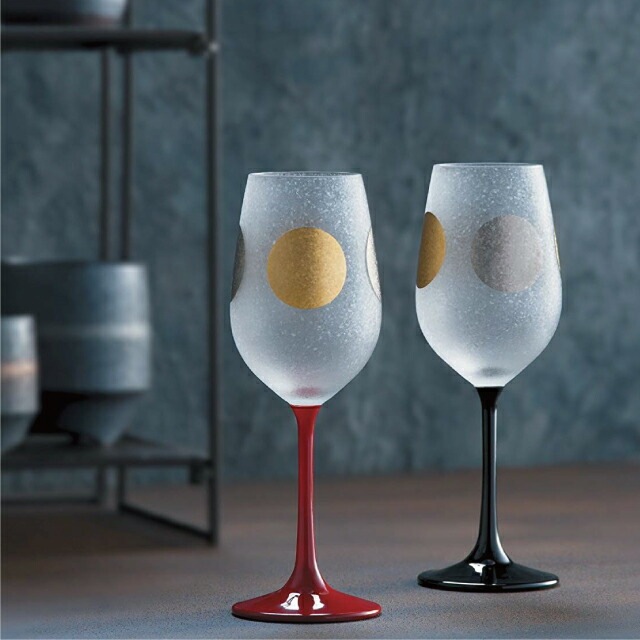 グラス 日月ステムペアセット 210ml アデリア 石塚硝子（S-6256