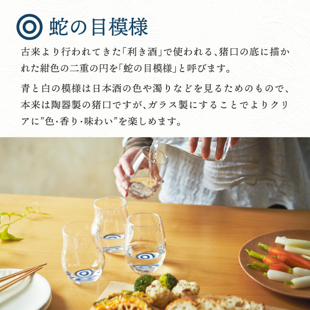 利き猪口 馴染みグラス アデリア 石塚硝子（6726）