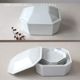 重箱4点セット 隅切重箱 白 小田陶器（P52501）