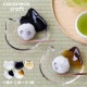 coconeco craft 小皿 全5種 白 黒 茶 ブチ黒 ブチ茶 専用箱付 アデリア/石塚硝子（F-79706・F-79707・F-79708・F-79709・F-79710）