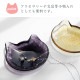 coconeco craft 小皿 全5種 白 黒 茶 ブチ黒 ブチ茶 専用箱付 アデリア/石塚硝子（F-79706・F-79707・F-79708・F-79709・F-79710）