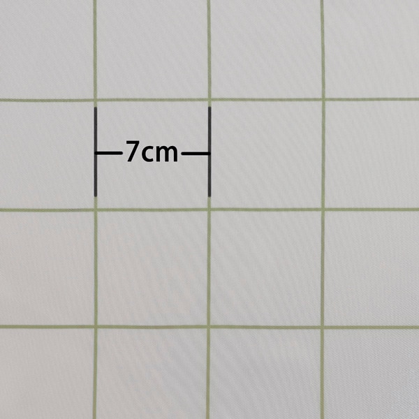 【送料無料】グレーチェック コストモオリジナルプリント生地[