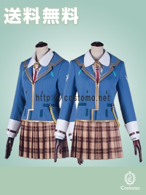 【送料無料】　プリントスカート制服タイセット　ユキ