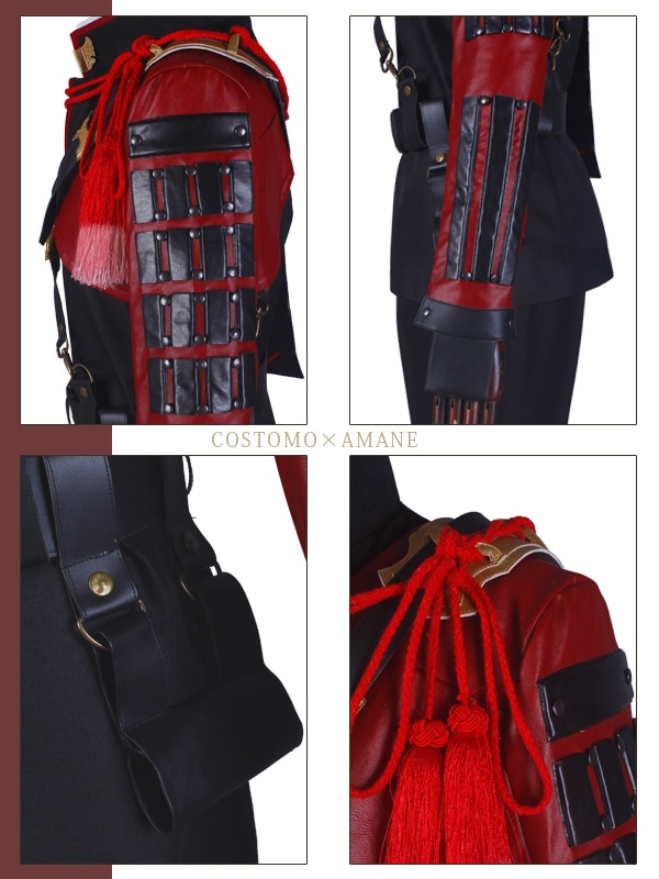 送料無料】とうらぶ風 黒×赤 装備品セット 大包平