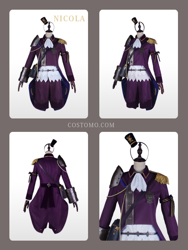【レア・美品】X JAPAN HIDE Joker 紫ベロア コスプレ衣装 送料無料】 紫×紫ベロア バック付き セット内容選択式 ノエル・ニコラ