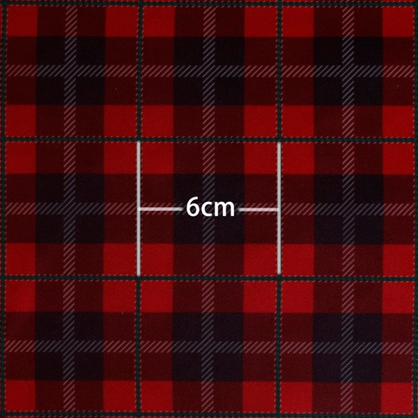 【送料無料】コストモオリジナルチェック（レッド） コストモオリジナルプリント生地[FAVORIC]