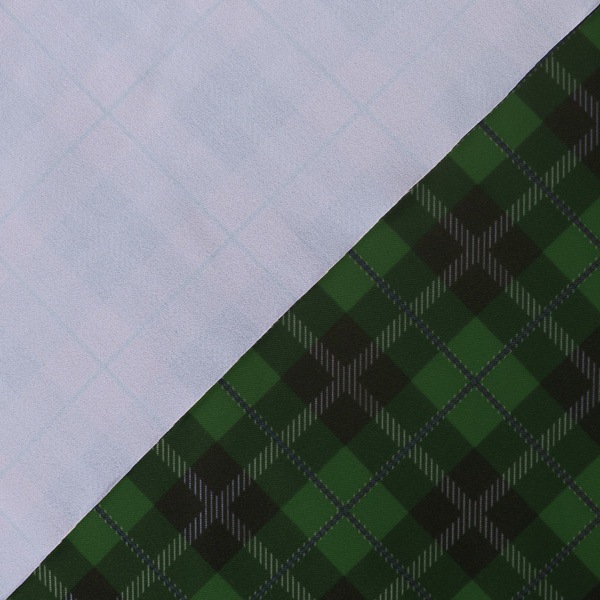 【送料無料】コストモオリジナルチェック（グリーン） コストモオリジナルプリント生地[FAVORIC]
