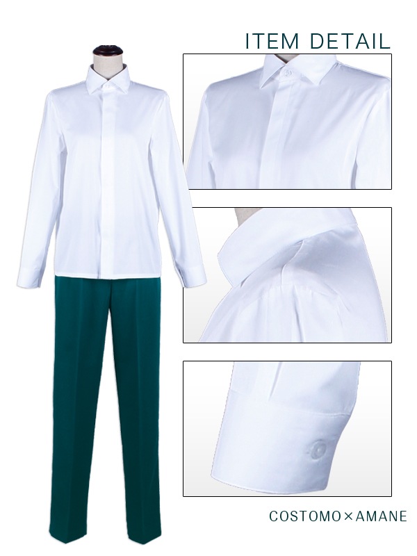 【送料無料】　僕アカ風　ダークグリーン×グレー　男子制服　ネクタイ2種セット