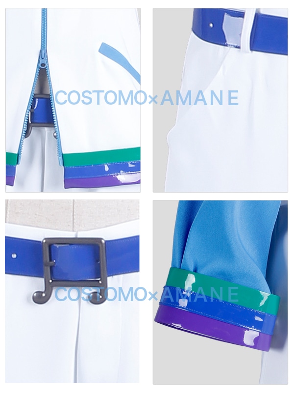 送料無料】 ※数量限定割引価格※ キンプリ風・水色×白パーカーの衣装